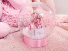 Load image into Gallery viewer, Pink luxury nutcracker snow dome
