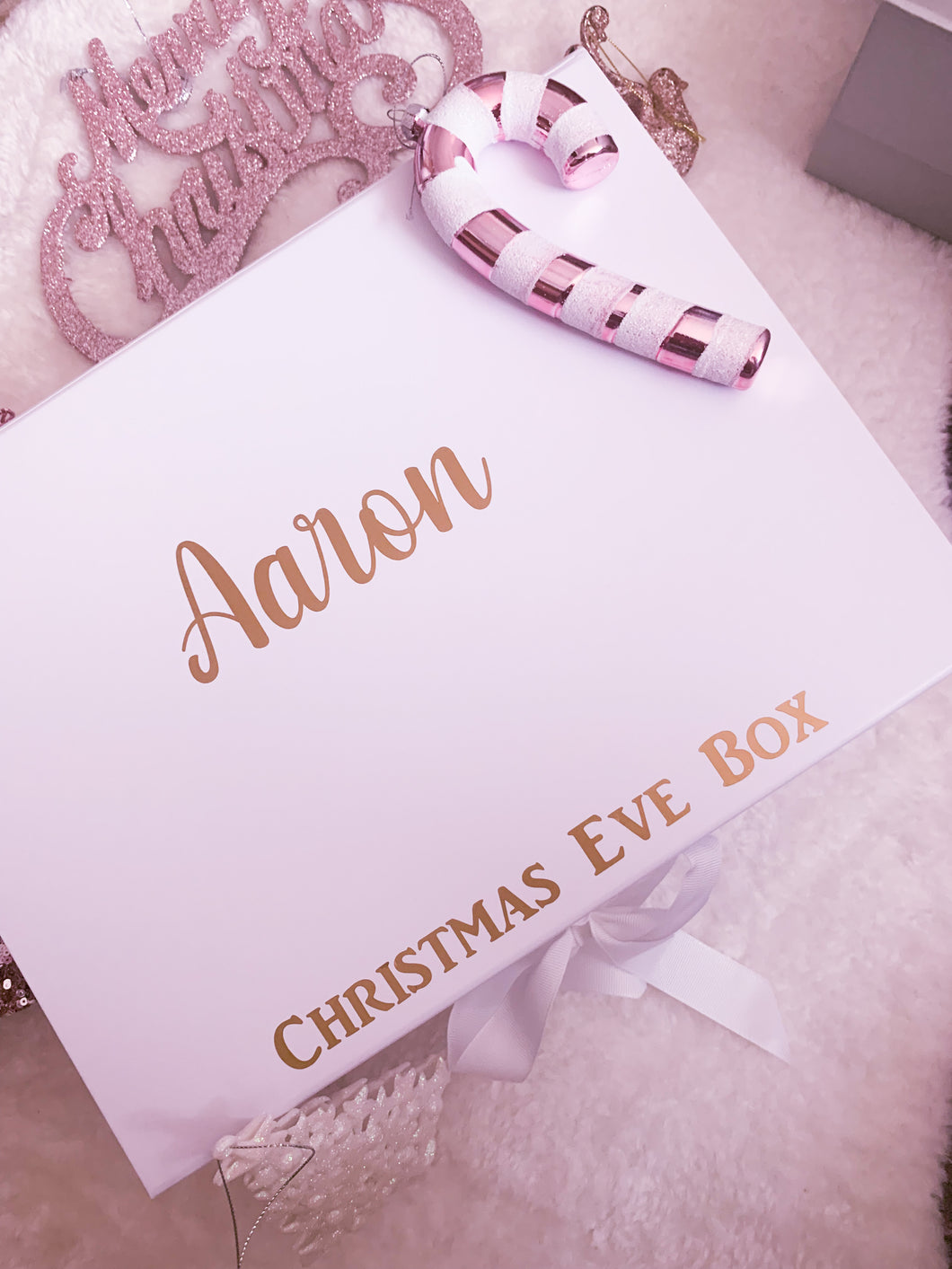 White Christmas Eve box