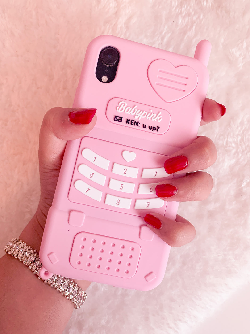Pink phone phone case